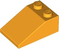 Brick Sloped 33° 3 x 2 in Bright Light Orange