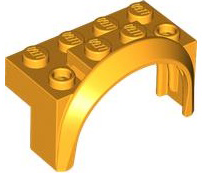 Wheel Arch, Mudguard 4 x 2 x 2 1/2 in Bright Light Orange