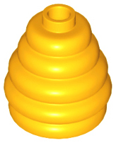 Plant, Beehive / Nest in Bright Light Orange