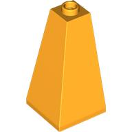Brick Sloped 75° 2 x 2 x 3 Double Convex in Bright Light Orange