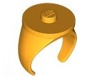 Ring 16 mm Inside Diameter [For Humans] in Bright Light Orange