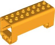 Brick Special 3 x 8 x 4 Crane Section in Bright Light Orange