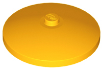 Dish 4 x 4 Inverted [Radar] in Bright Light Orange
