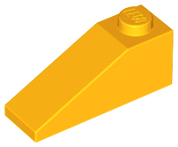 Brick Sloped 33° 3 x 1 in Bright Light Orange