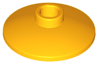 Dish 2 x 2 Inverted [Radar] in Bright Light Orange