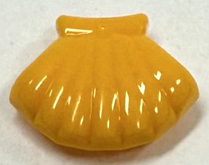 Animal, Sea Life Set, Snail with Bar in Bright Light Orange