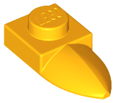 Plate Special 1 x 1 with Tooth in Bright Light Orange
