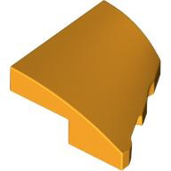 Brick Wedged, Curved 2 x 2 with Stud Notch Left in Bright Light Orange