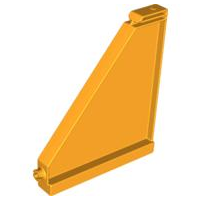 Duplo Building Roof Support in Bright Light Orange