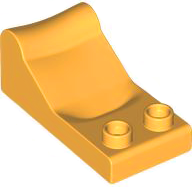 Duplo Car Seat in Bright Light Orange