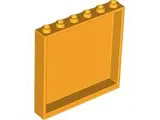 Panel 1 x 6 x 5 in Bright Light Orange