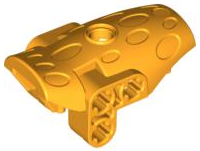 Large Figure Limb Cover / Back Plate (Hydruka) in Bright Light Orange