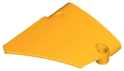 Technic Panel Fairing #13 Large Short Smooth, Side A in Bright Light Orange