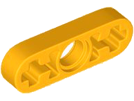 Technic Beam 1 x 3 Thin in Bright Light Orange