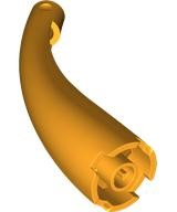 Animal / Creature Body Part, Tail / Claw / Horn / Branch / Tentacle, End Section, Large in Bright Light Orange