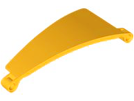 Technic Panel Curved 5 x 13 x 2 Tapered, Right #51 in Bright Light Orange