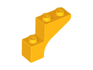 Brick Arch 1 x 3 x 2 in Bright Light Orange