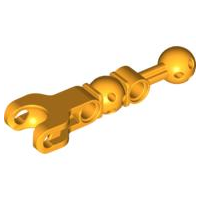 Large Figure Skeletal, Limb with Ball Joint on Axle and Ball Socket in Bright Light Orange