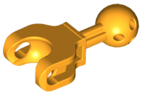 Large Figure Skeletal, Limb, 4L with Ball Joint on Axle and Ball Socket in Bright Light Orange
