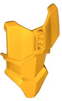 Large Figure Torso Cover, Armour with 2 Chest Holes and Ball Joint Socket in Bright Light Orange