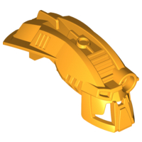 Large Figure Mask, Dual Sided - Jetbug / Nitroblast in Bright Light Orange