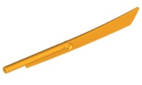 Weapon Sword, Big Blade with Bar in Bright Light Orange