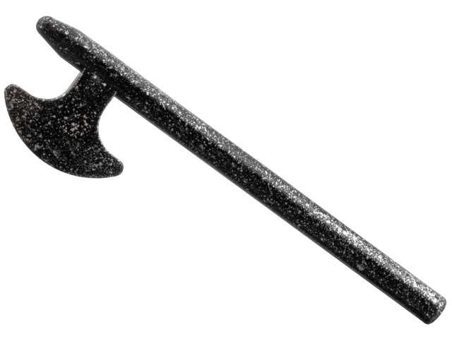 Weapon Halberd / Axe in Speckle Black-Silver