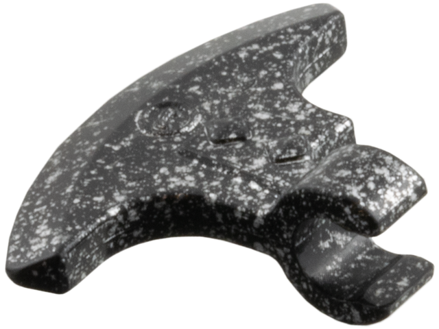 Weapon Axe Head, Clip-on (Viking) [Thick Clip] in Speckle Black-Silver