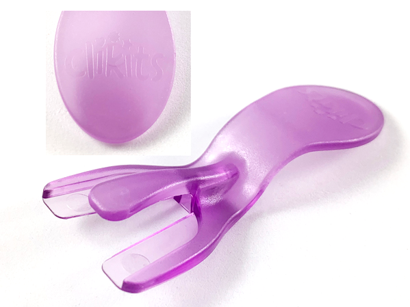 Clikits Part Separator with Clikits Logo on Handle in Trans-Light Purple