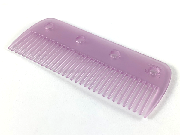 Clikits Hair Comb with 4 Holes in Trans-Light Purple