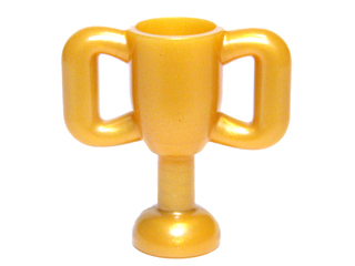 Equipment Trophy Cup Small in Pearl Gold