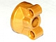 Technic Steering Portal with 2 Pin Holes in Pearl Gold