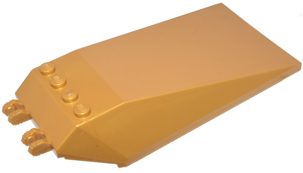 Windscreen 6 x 13 x 2 in Pearl Gold