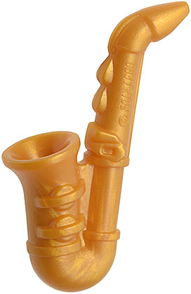 Musical Instrument Saxophone in Pearl Gold