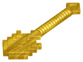Equipment Shovel Blocky in Pearl Gold