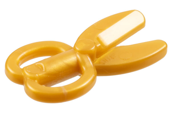 Equipment Scissors in Pearl Gold