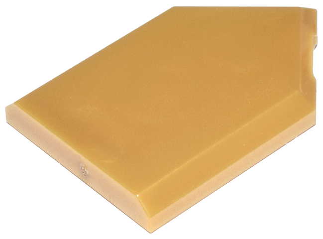 Tile Special 2 x 3 Pentagonal in Pearl Gold