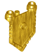 Shield Pentagonal in Pearl Gold