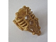 Large Figure Torso, Armor Uniter with 2 Pin Holes on Front, Axle and Pin Holes on Sides in Pearl Gold