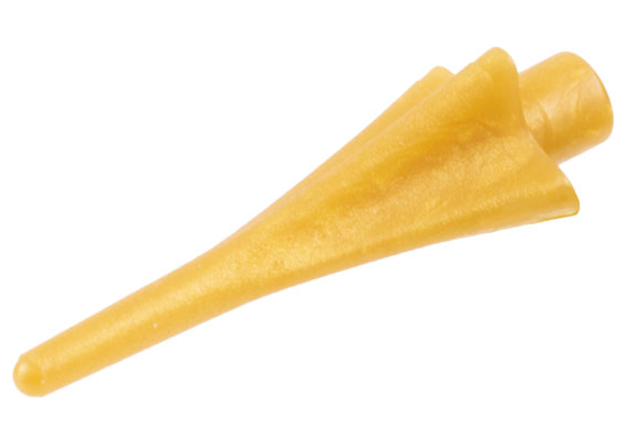 Weapon Spear Tip with Fins in Pearl Gold
