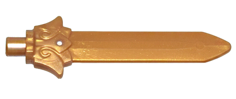 Weapon Staff Head in Pearl Gold