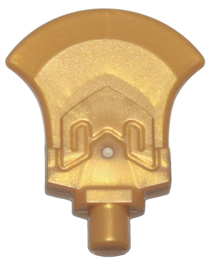 Weapon Sword Blade, Curved in Pearl Gold