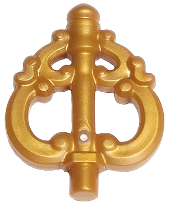 Weapon Sword Blade, Straight in Pearl Gold