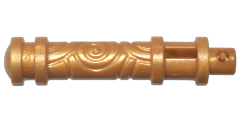 Weapon Nunchuck / Staff End in Pearl Gold