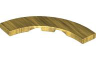 Tile 4 x 4 Curved, Macaroni in Pearl Gold