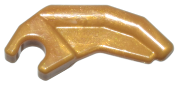 Animal / Creature Body Part, Claw with Clip in Pearl Gold