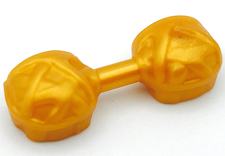 Web Effect Handcuffs in Pearl Gold