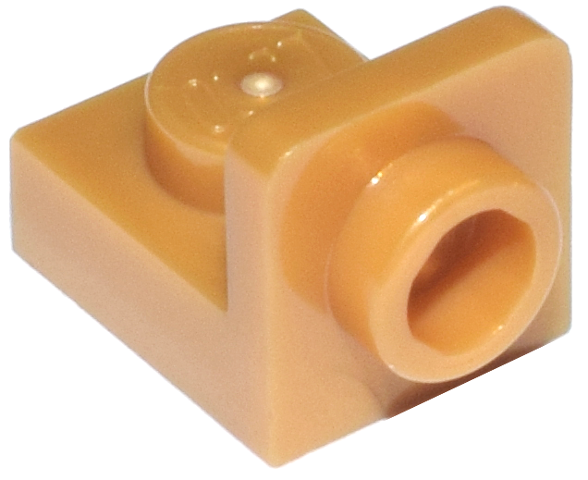 Bracket 1 x 1 - 1 x 1 Inverted in Pearl Gold