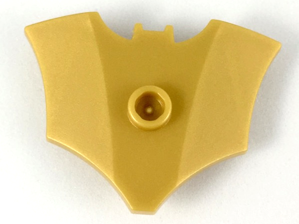 Shield with Stud (Batman) in Pearl Gold