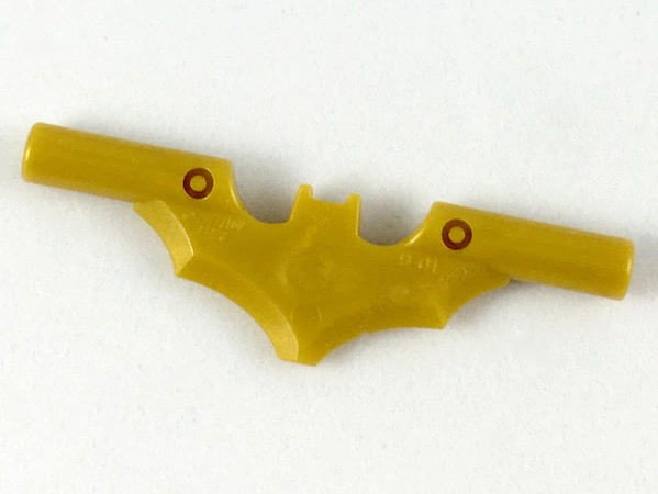 Weapon Batman Batarang with Bars in Pearl Gold